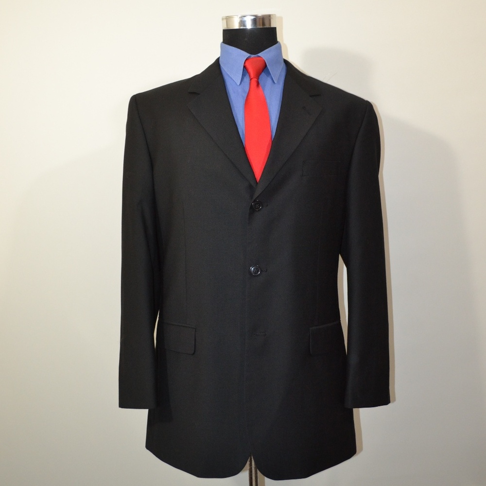 Gino Valentino 42L Sport Coat Blazer Suit Jacket B - Picture 1 of 8